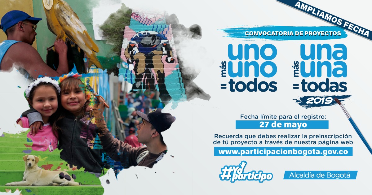 Hasta el 27 de mayo, se amplía plazo para preinscripción en convocatoria Uno más Uno = Todos, Una más Una = Todas