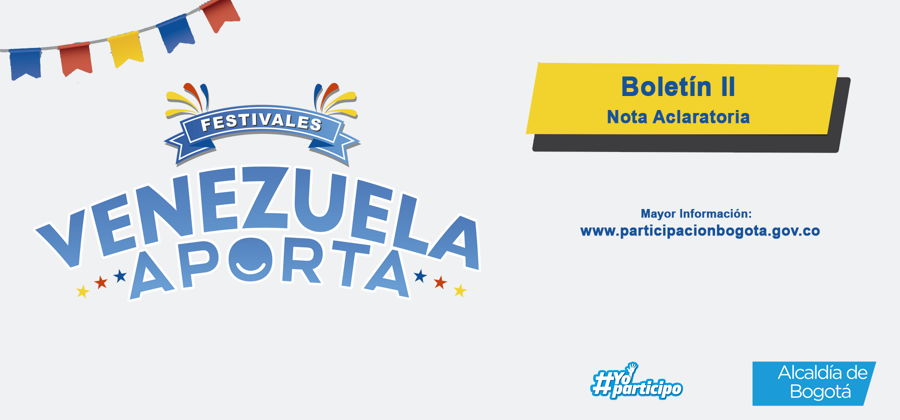 Boletín Informativo #2: Convocatoria 'Venezuela Aporta'