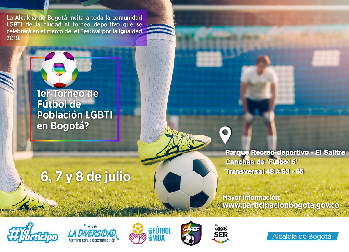 Primer torneo de fútbol LGBTI en Bogotá