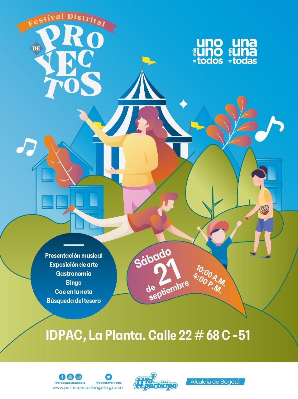 Este sábado, Festival de la Participación en “La Planta”