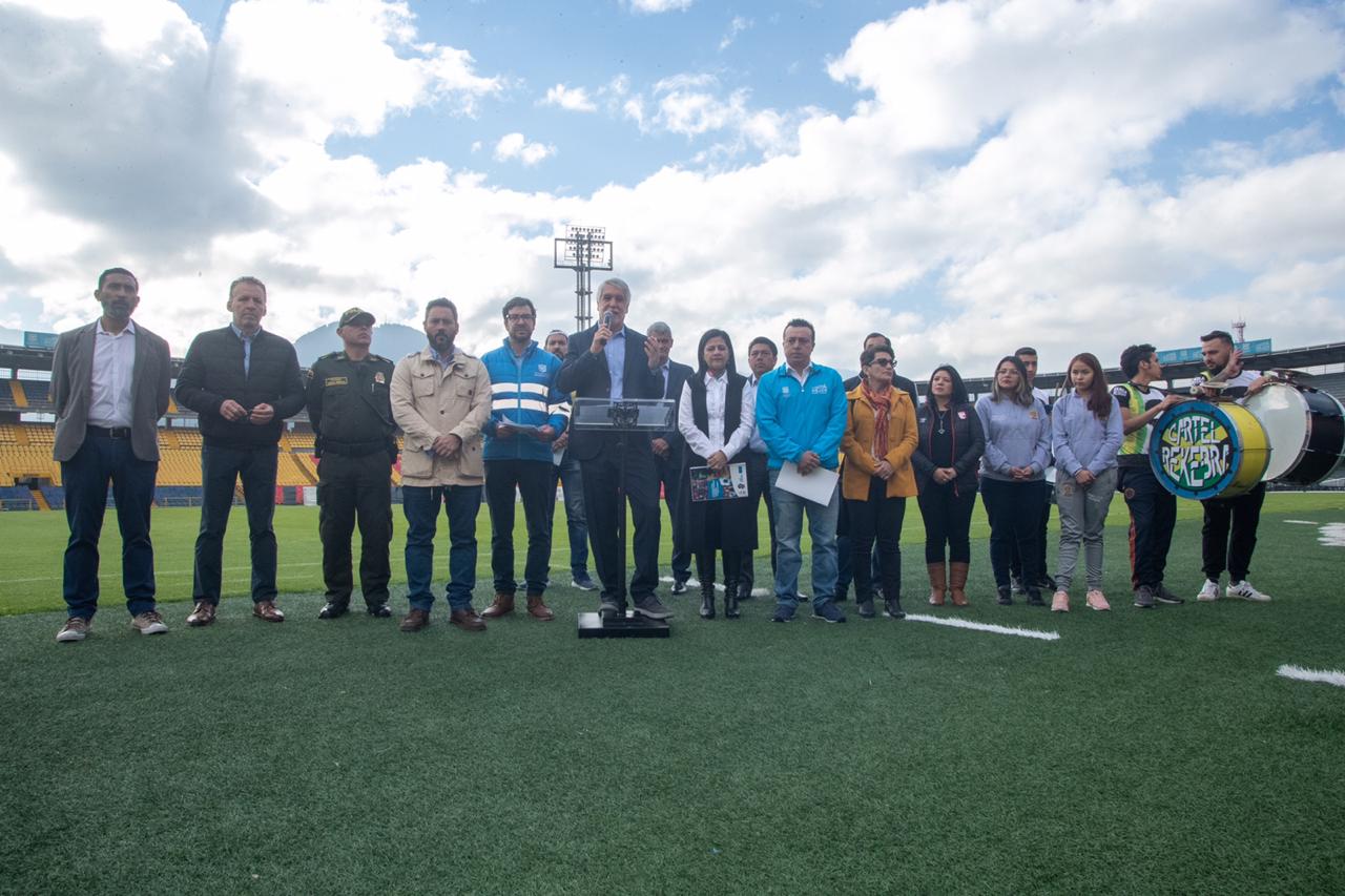 Por primera vez en la historia, Bogotá cuenta con un Protocolo de Seguridad y Convivencia en el fútbol