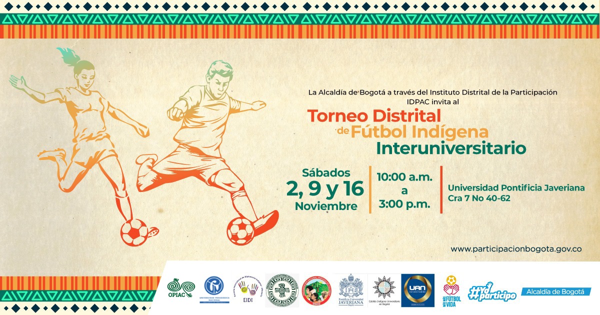 Llega la final del Torneo Distrital Indígena de Fútbol Interuniversitario