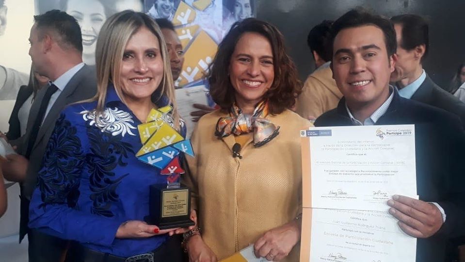 Bogotá Líder gana Premio Nacional a la Participación Ciudadana