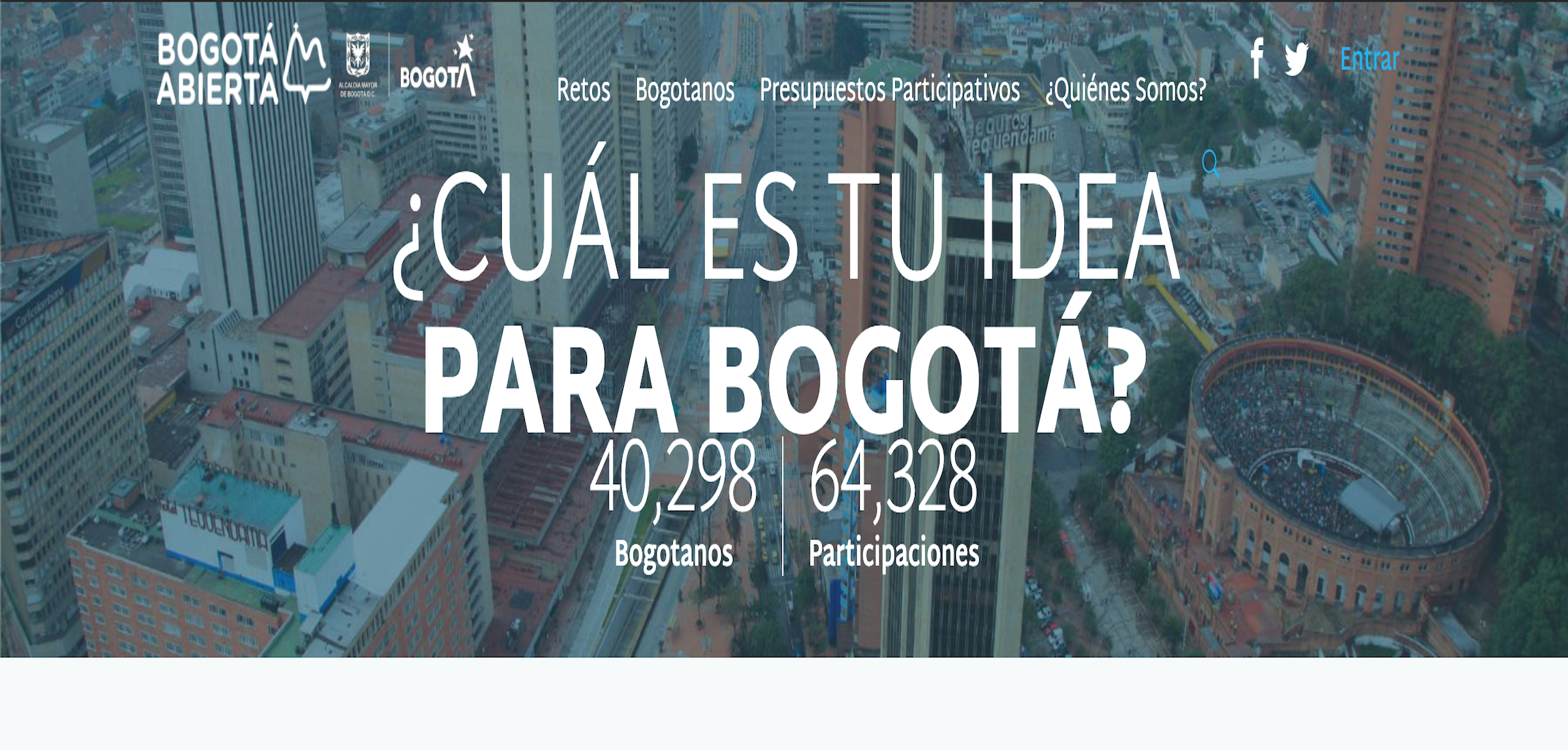 ‘Bogotá Abierta’ la plataforma para construir una nueva ciudad 