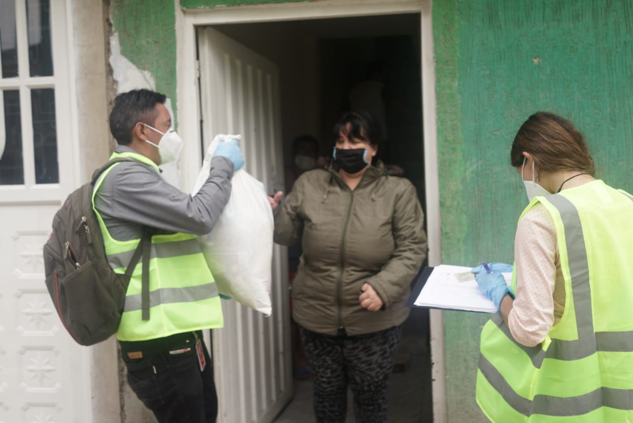 IDPAC acompaña jornada de Bogotá Solidaria en Casa en las localidades de Bosa y Los Mártires