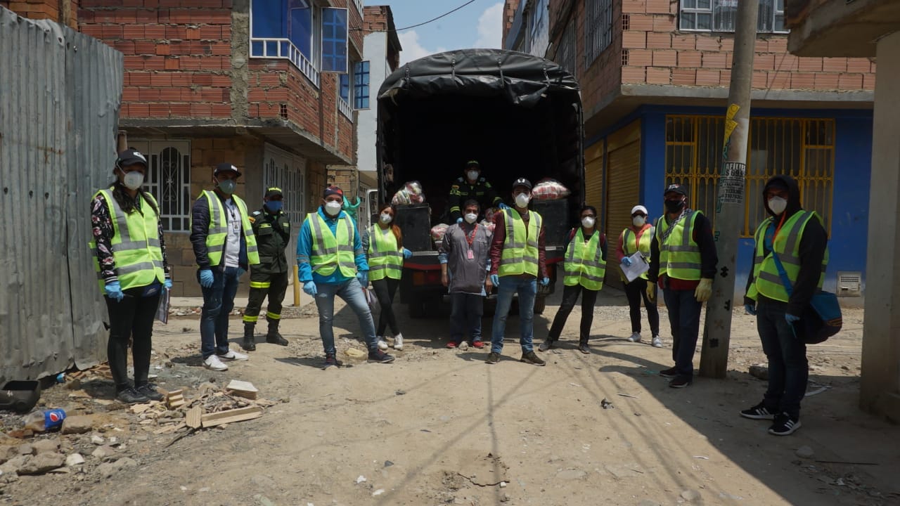 IDPAC acompaña jornada de Bogotá Solidaria en Casa en las localidades de Bosa y Los Mártires