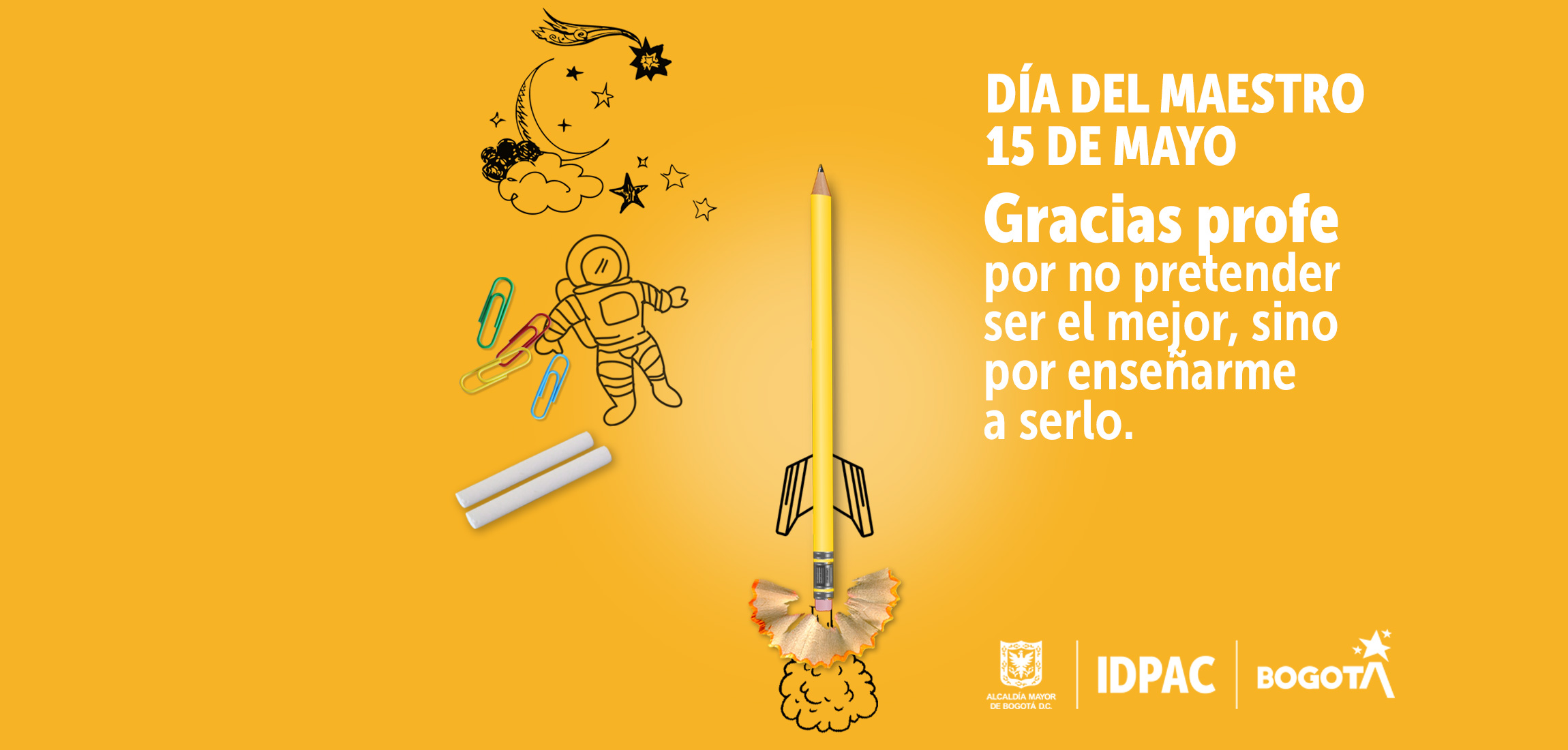 IDPAC felicita a los maestros en su día, una profesión de trabajo, entrega y sacrificio