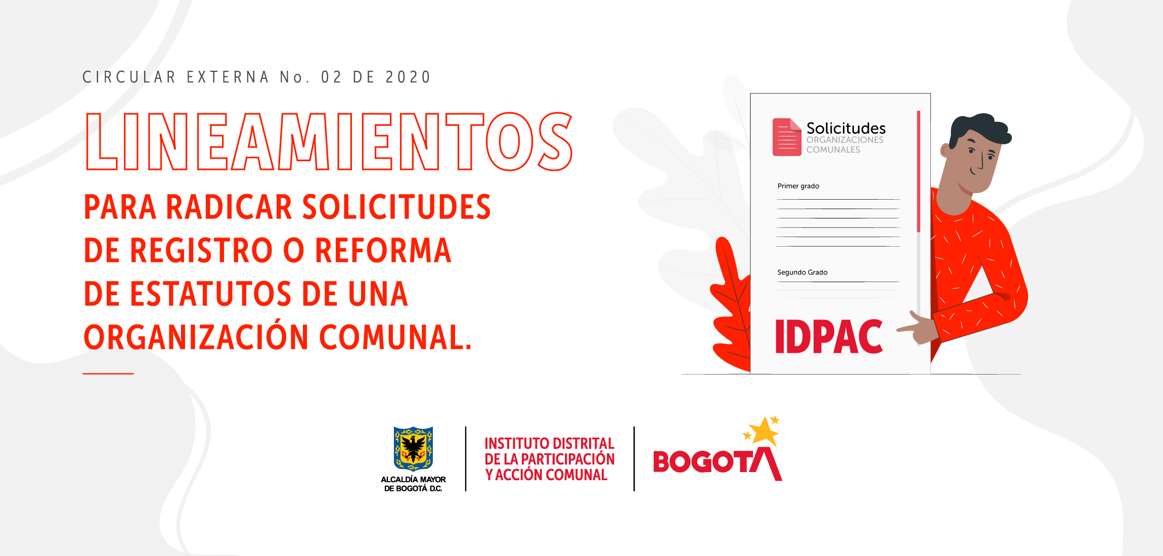 Cómo radicar las Solicitudes de Registro o Reformas de Estatutos de una Organización Comunal