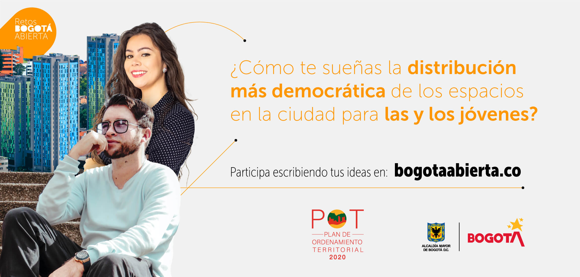 ¿Cómo te sueñas la distribución más democrática de los espacios en la ciudad para las y los jóvenes?