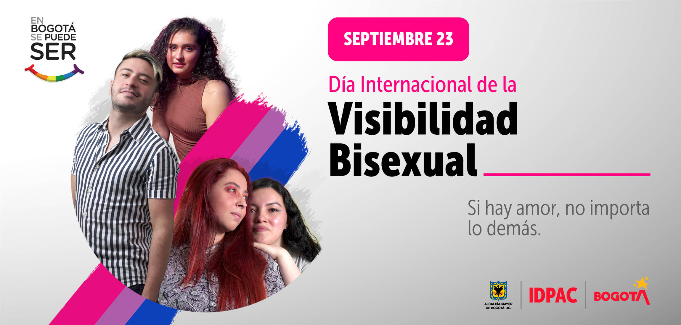 Día Internacional de la Bisexualidad. La bisexualidad no es un capricho de un momento, es una realidad