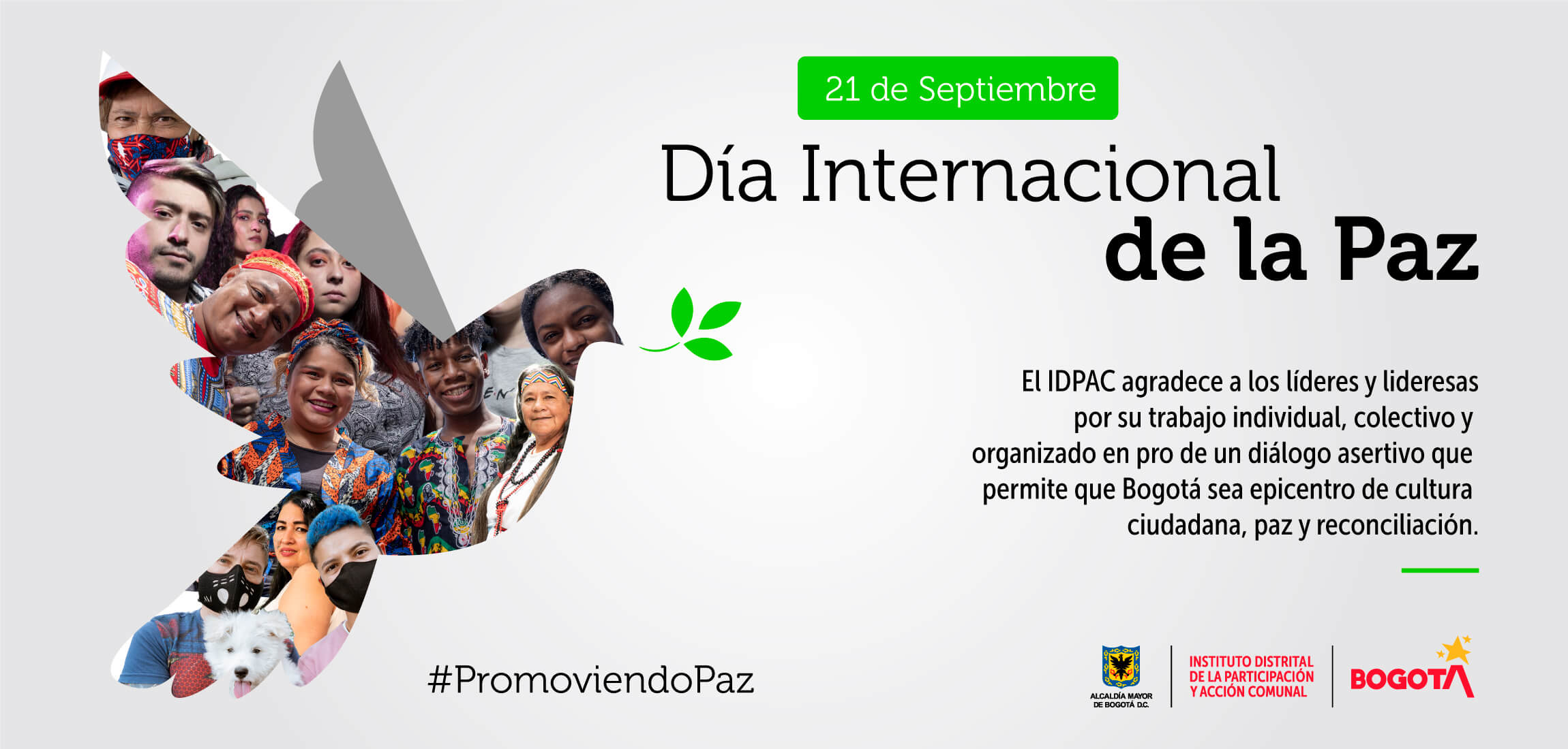 Día Internacional de la Paz: Bogotá, comprometida con la paz y las víctimas del conflicto armado