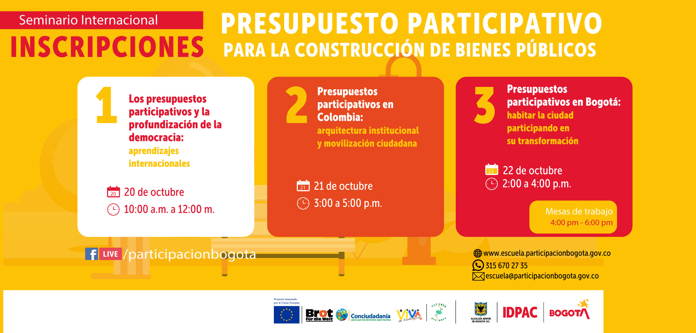 Seminario internacional ‘Presupuesto Participativo para la Construcción de Bienes Públicos’