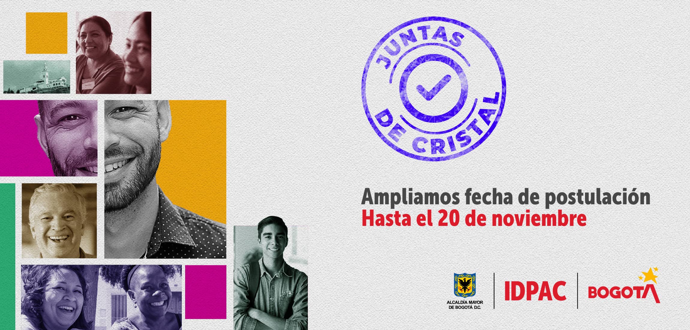 Se amplía plazo de inscripción para el premio “Juntas de Cristal 2020” hasta el 20 de noviembre 