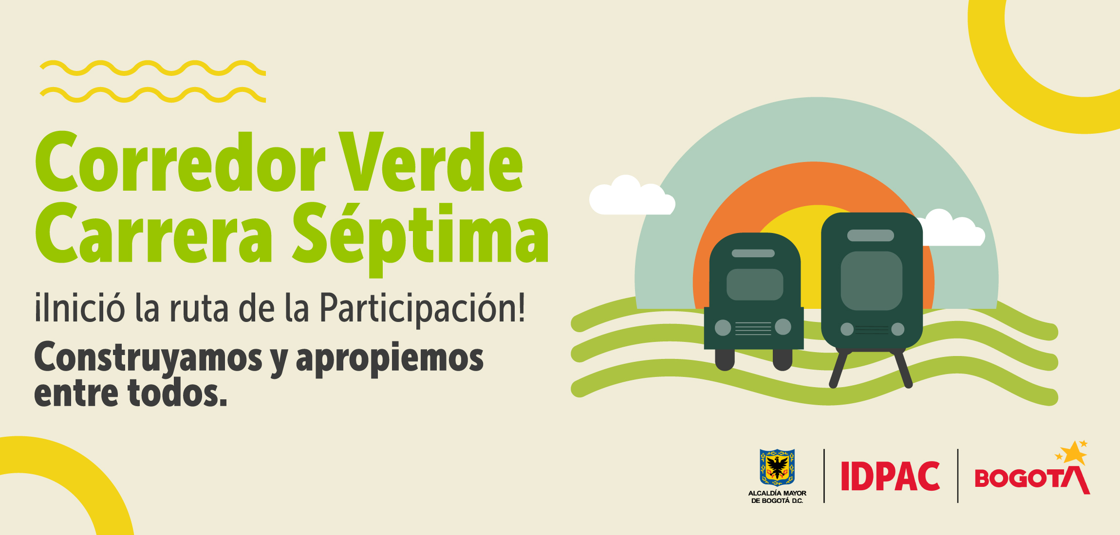 El Corredor Verde Carrera Séptima será un escenario de diálogo, concertación y participación