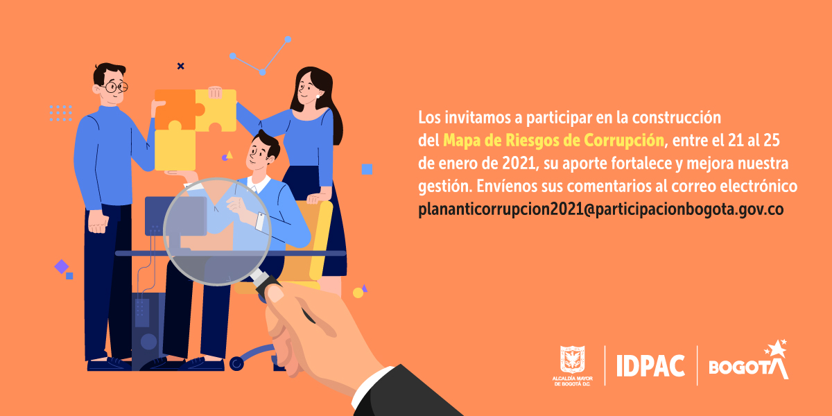 Participa en la construcción del Mapa de Riesgos de Corrupción