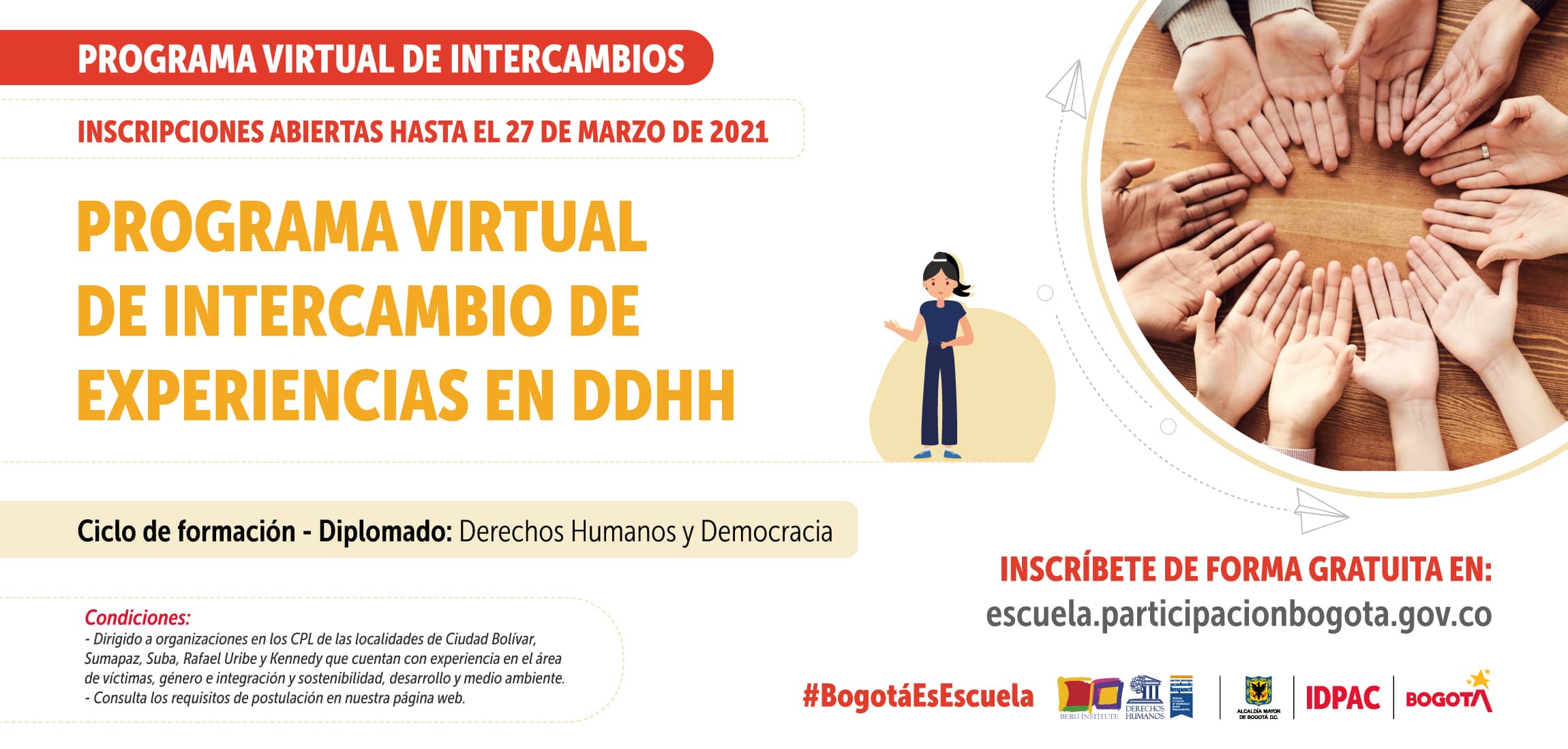 Programa Virtual de Intercambio de Experiencias en DDHH: una mirada hacia la reivindicación de los derechos de las poblaciones vulnerables 