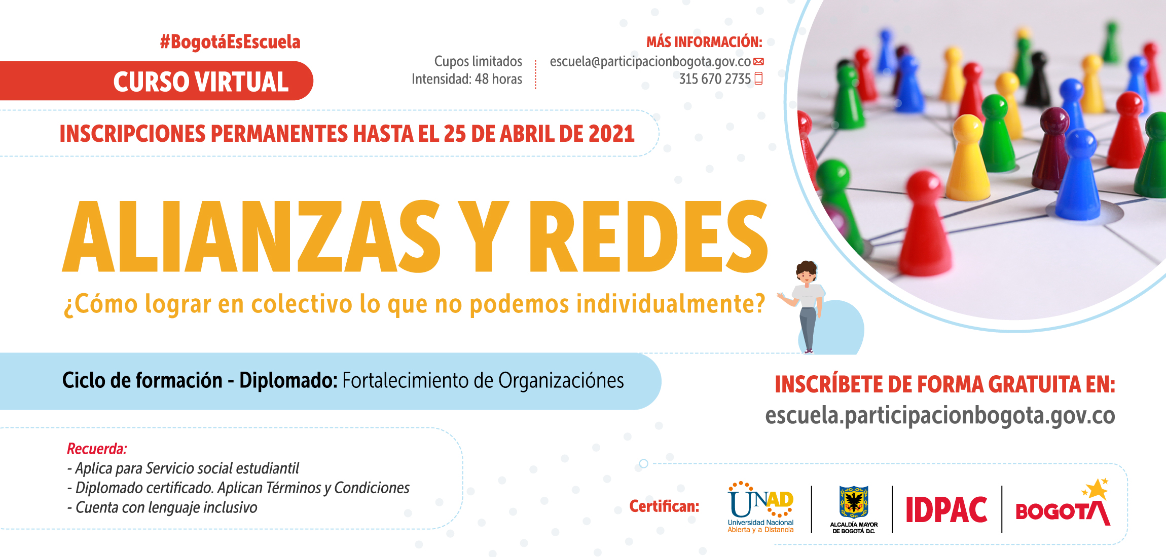 Curso “Alianzas y Redes”, aprendiendo de la nueva normalidad