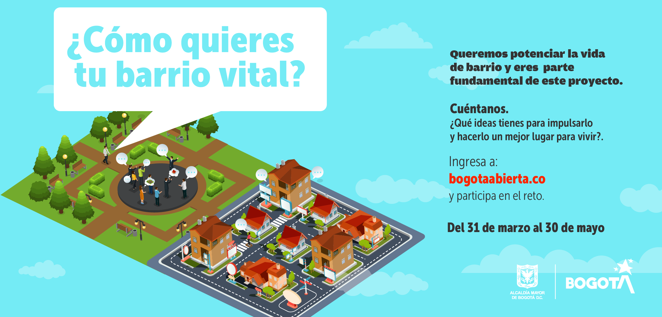 ¿Cómo quieres tu barrio vital? Participa en el reto de bogotaabierta.co