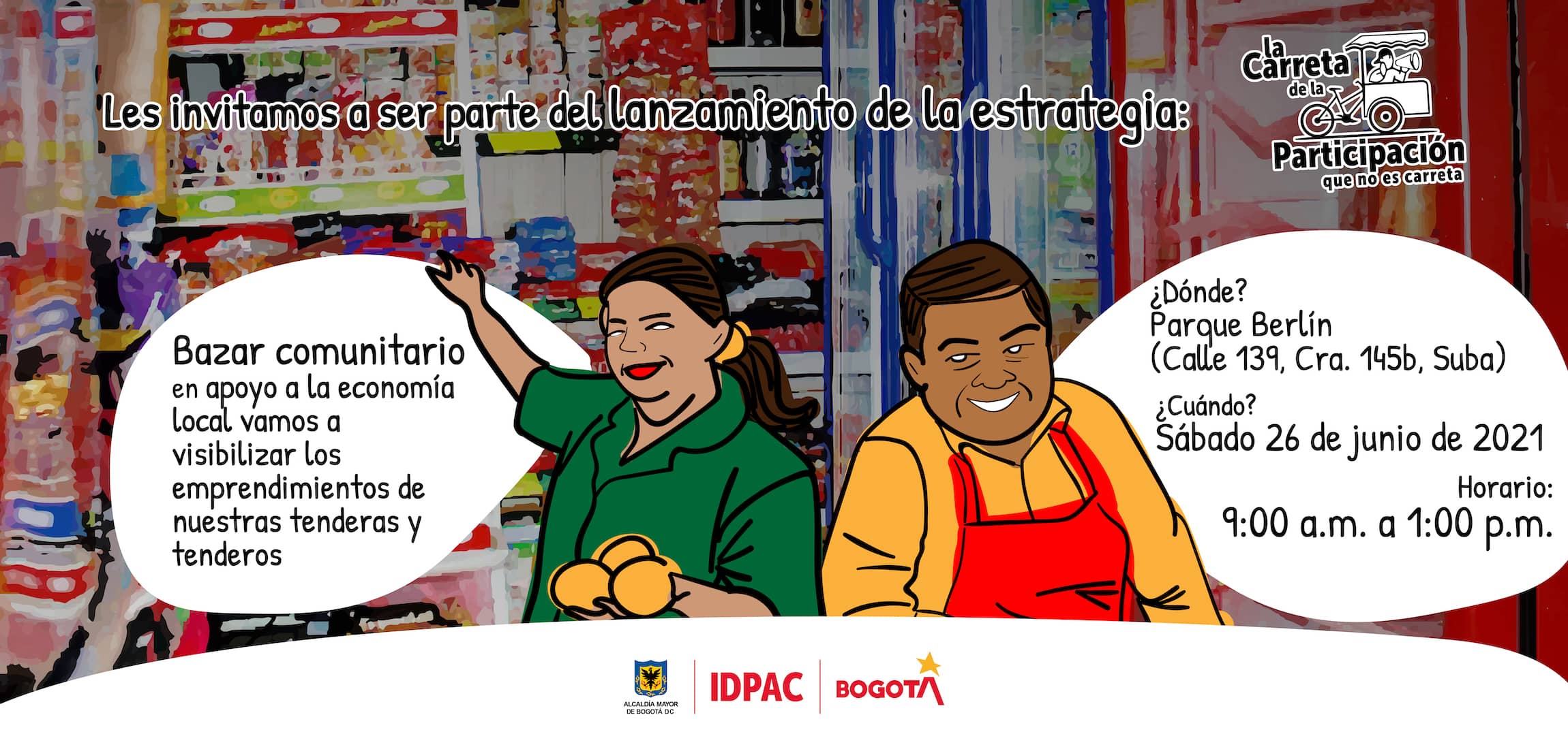 IDPAC presenta estrategia:  ‘La carreta de la participación que no es carreta’