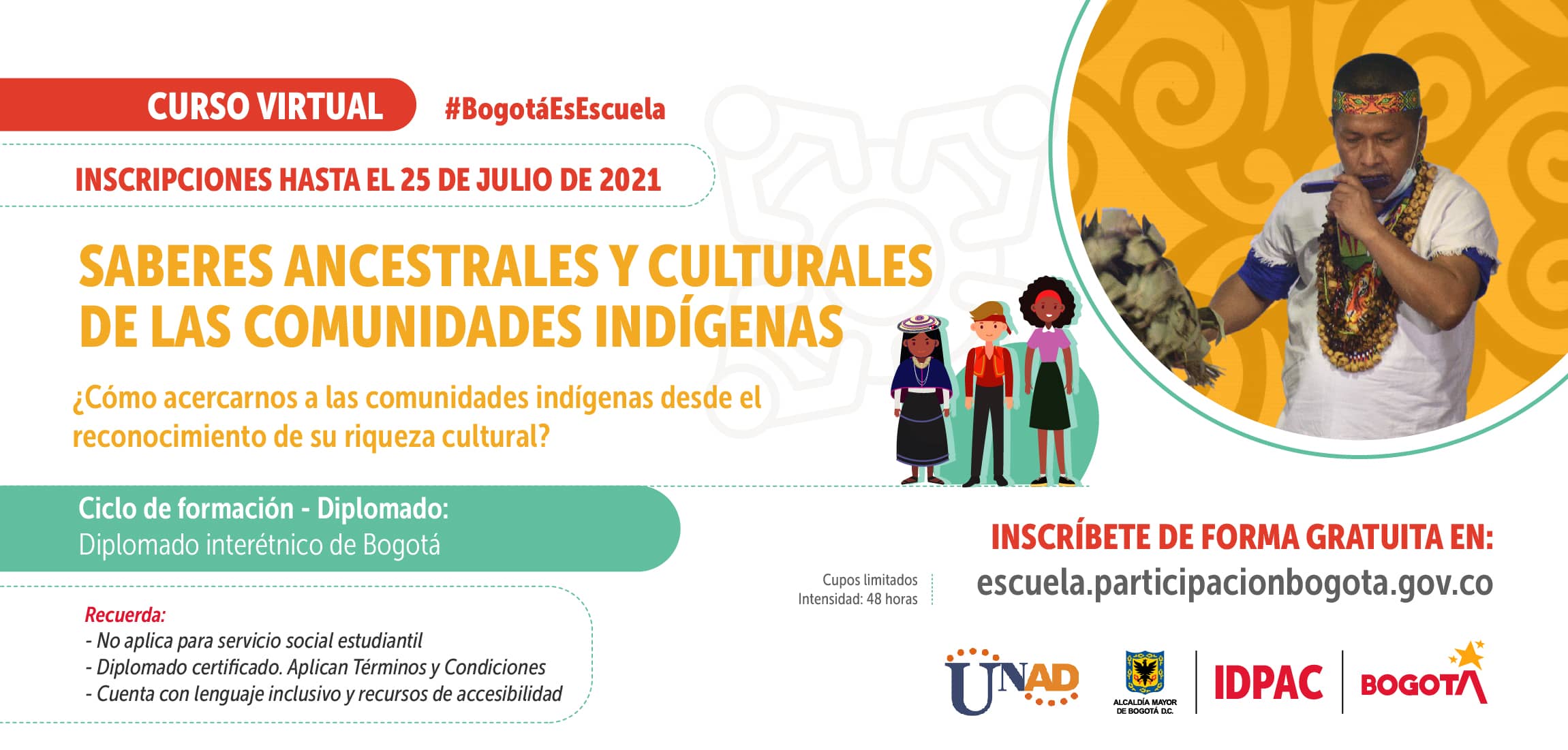 Amplíe sus conocimientos en valores culturales asociados a las comunidades indígenas