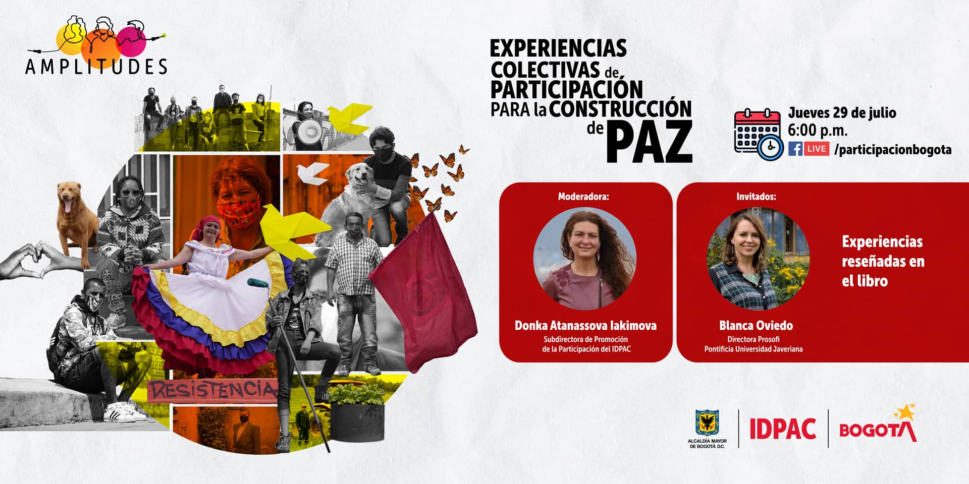 Facebook Live: ‘Experiencias Colectivas de Participación para la Construcción de Paz’