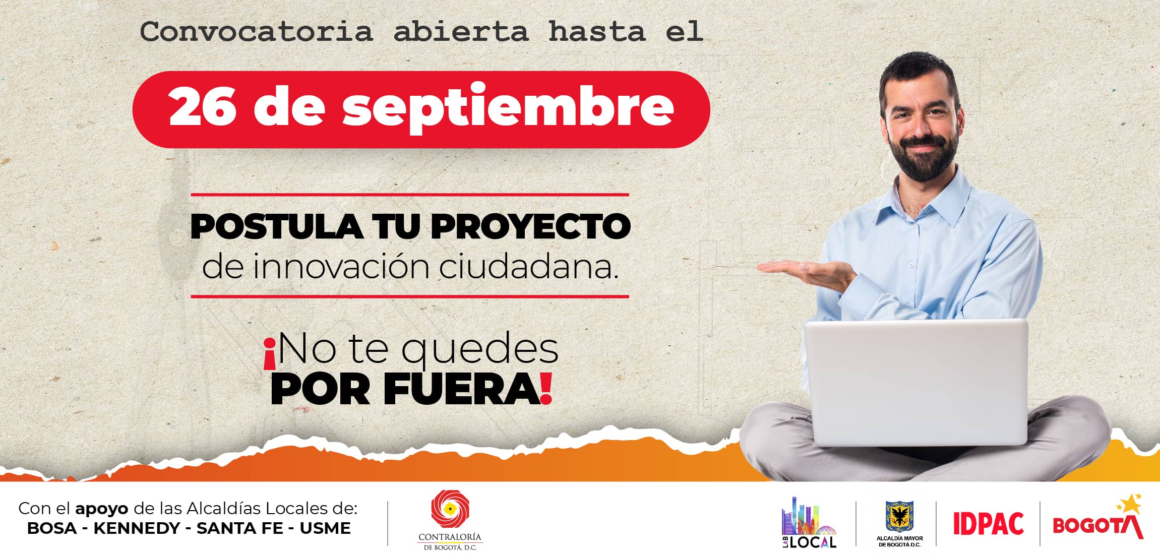 Atención: postula tu proyecto de innovación ciudadana hasta el 26 de septiembre 