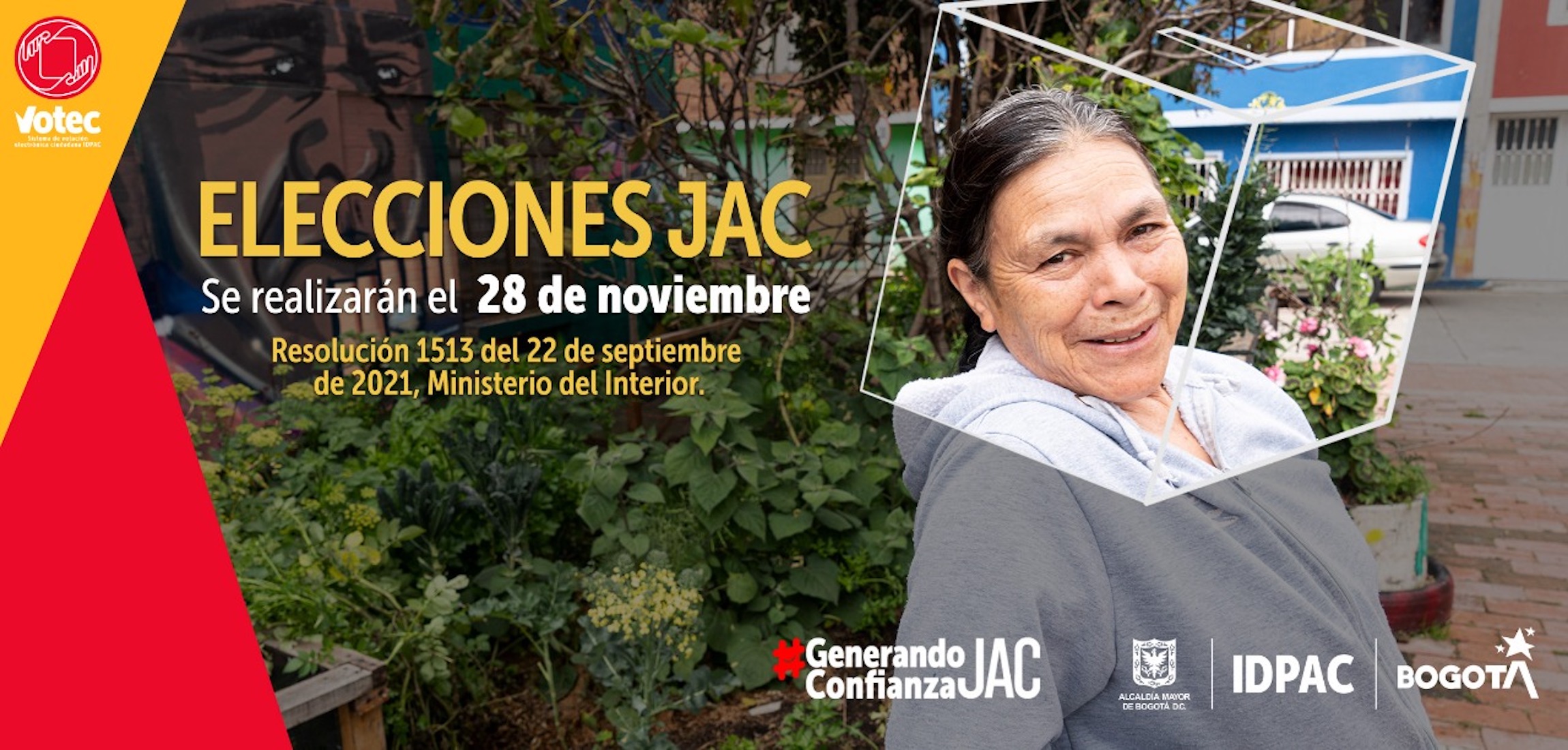 Elecciones JAC se realizarán el 28 de noviembre de 2021