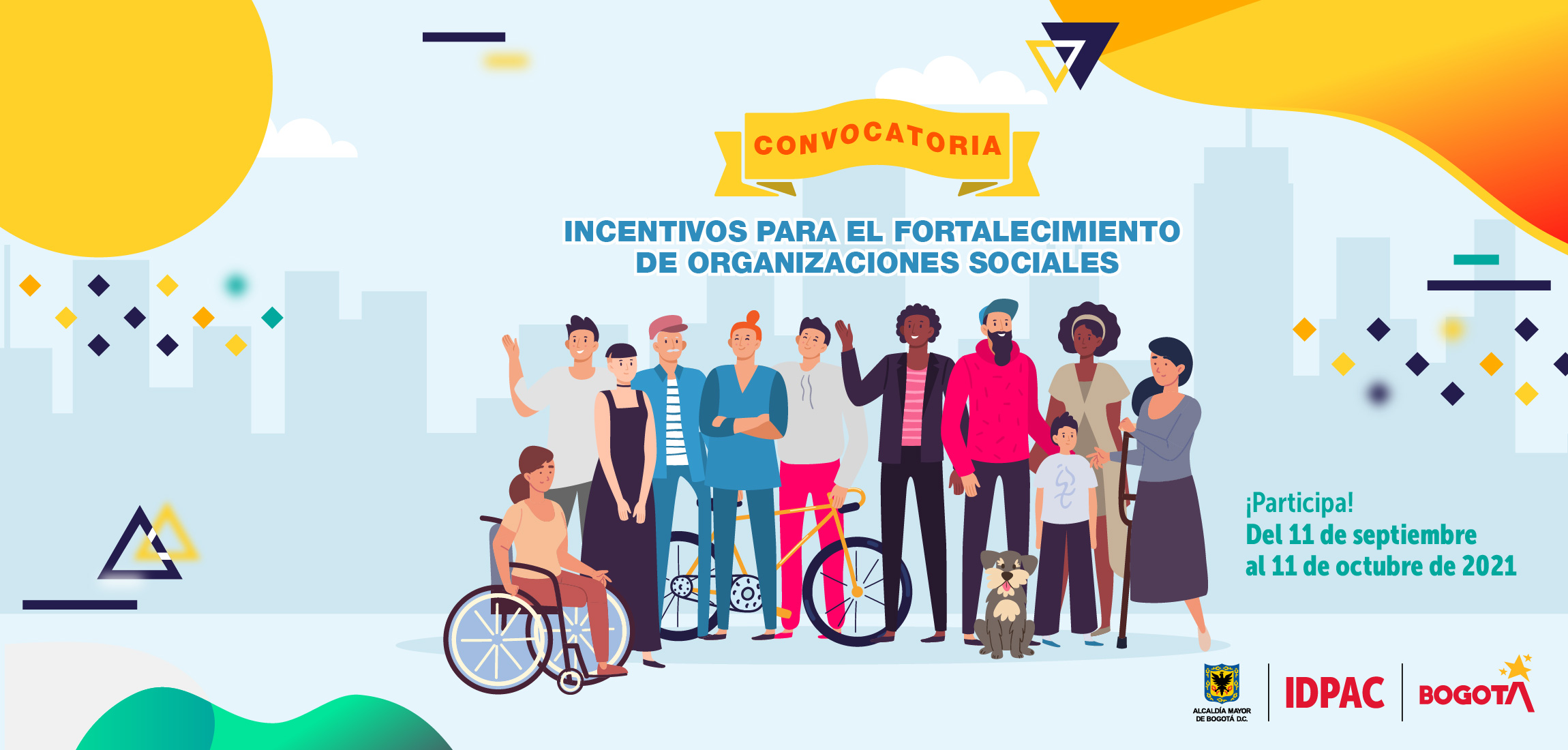 IDPAC abre Convocatoria de Incentivos para el Fortalecimiento de Organizaciones Sociales