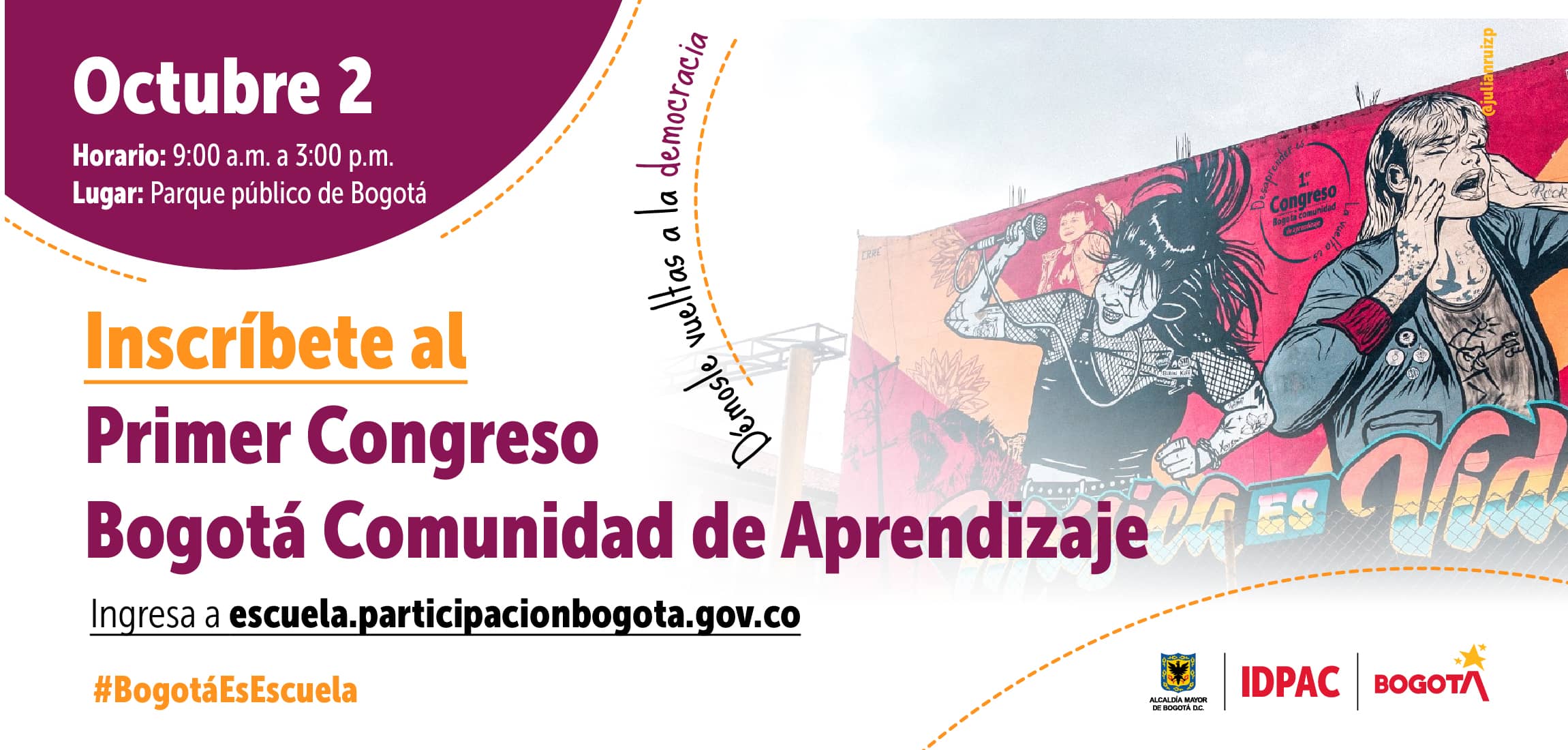 Inscríbase al primer congreso para desaprender prácticas entorno a la democracia