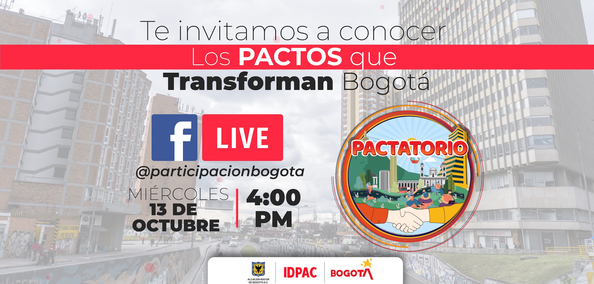 Pactos ciudadanos que transforman a Bogotá