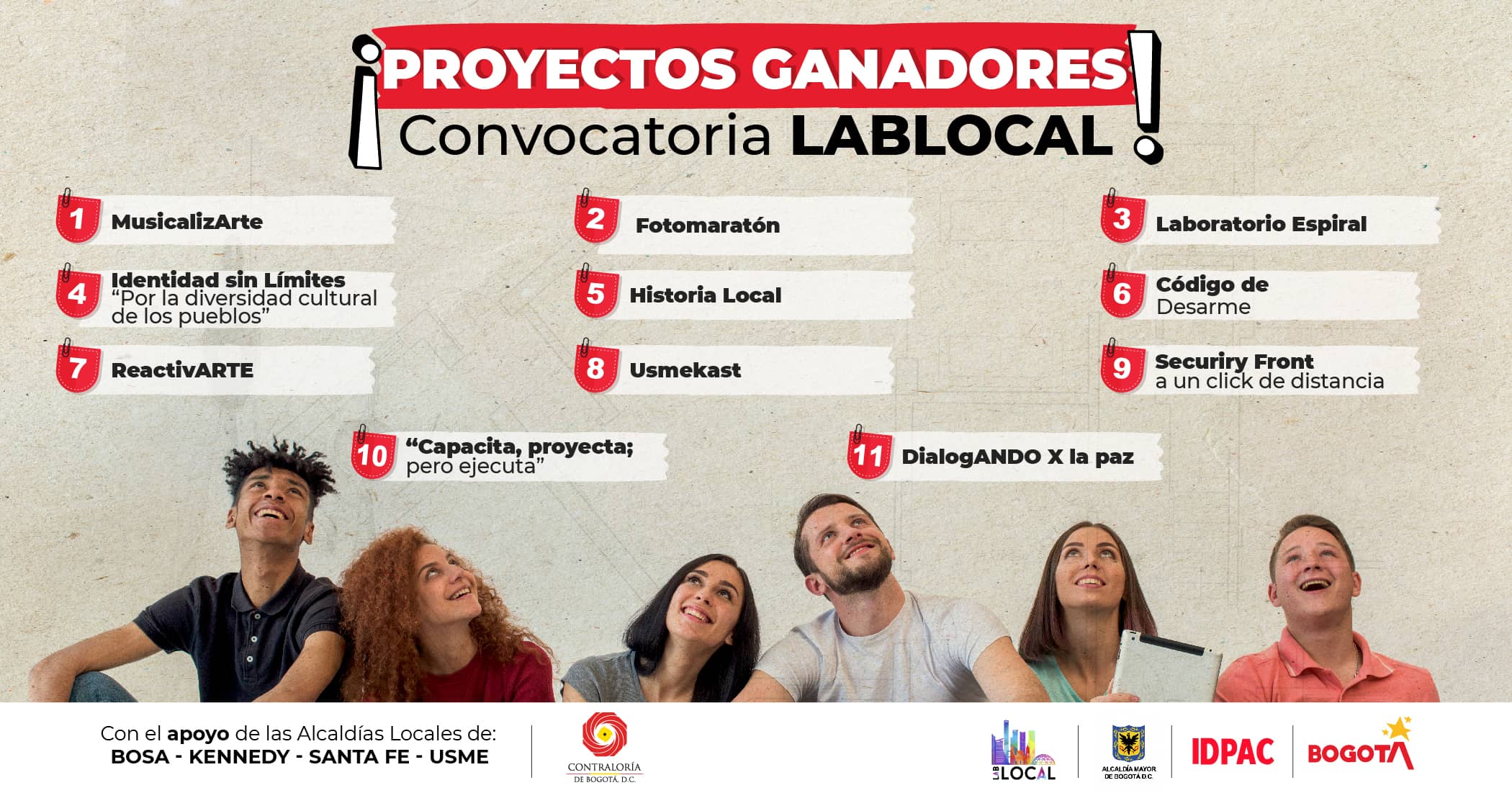 Conozca los proyectos del primer Laboratorio de Innovación Ciudadana 