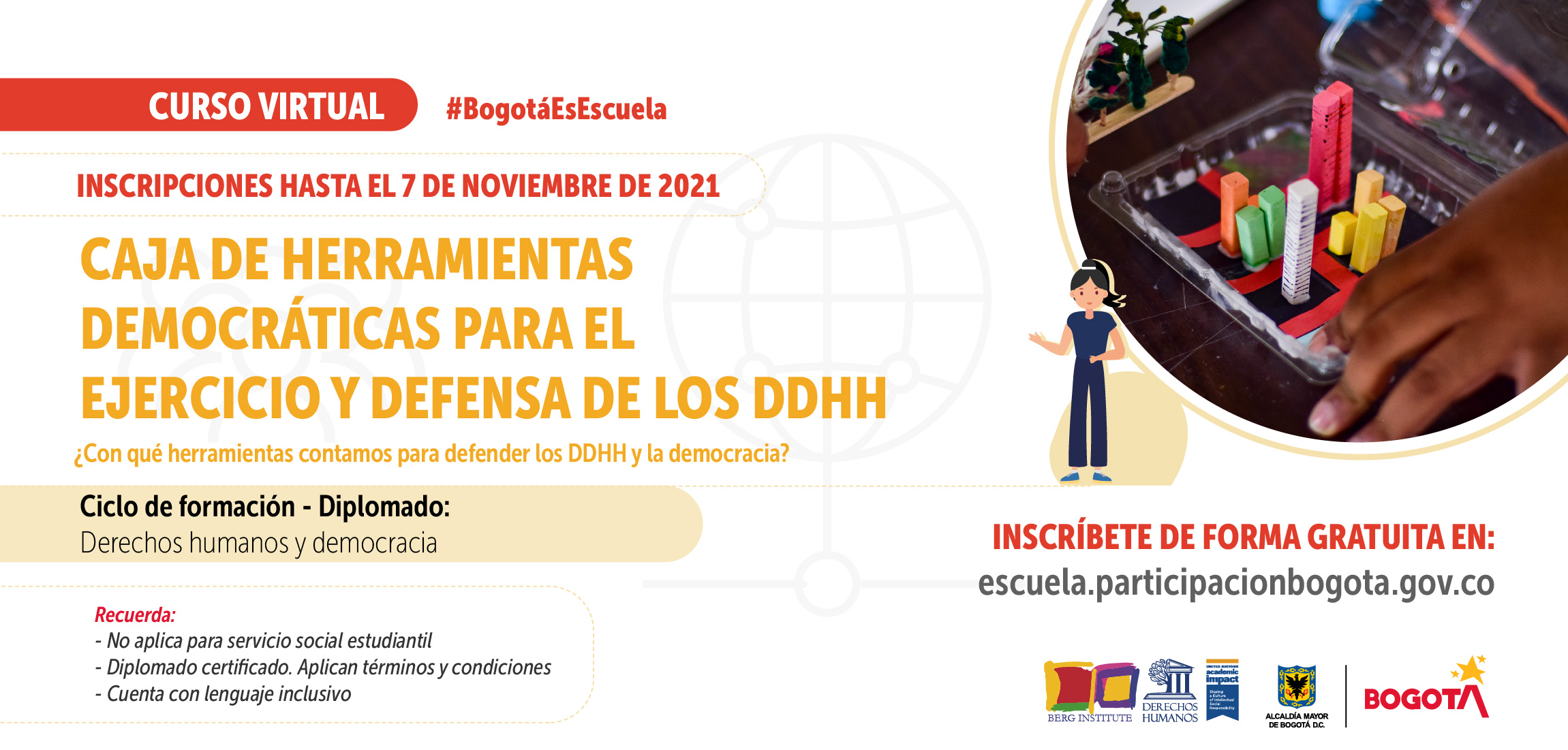 Nuevo curso para la defensa de derechos humanos