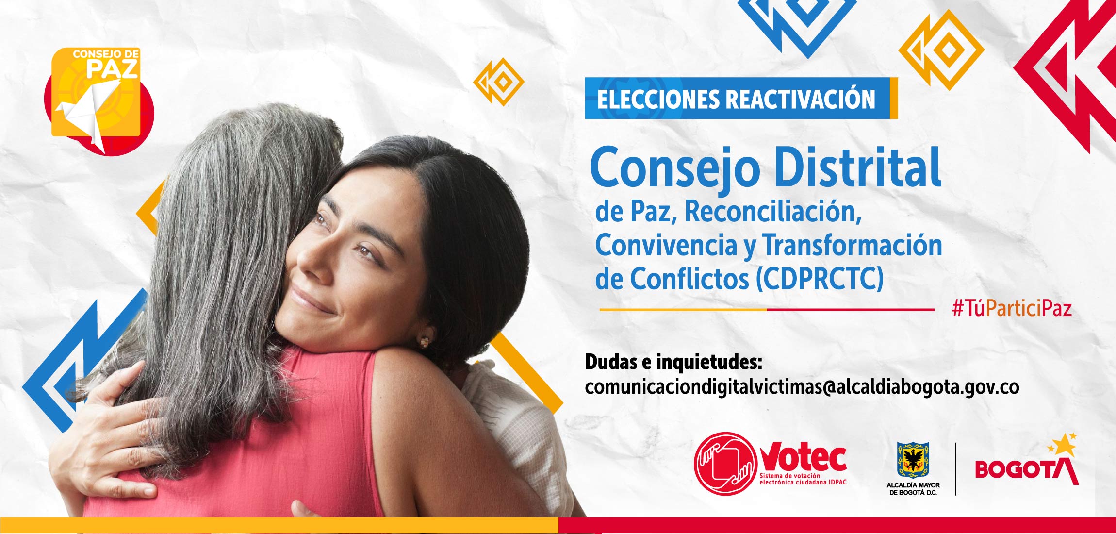 Elecciones Reactivación Consejo Distrital de Paz, Reconciliación, Convivencia y Transformación de Conflictos 2021