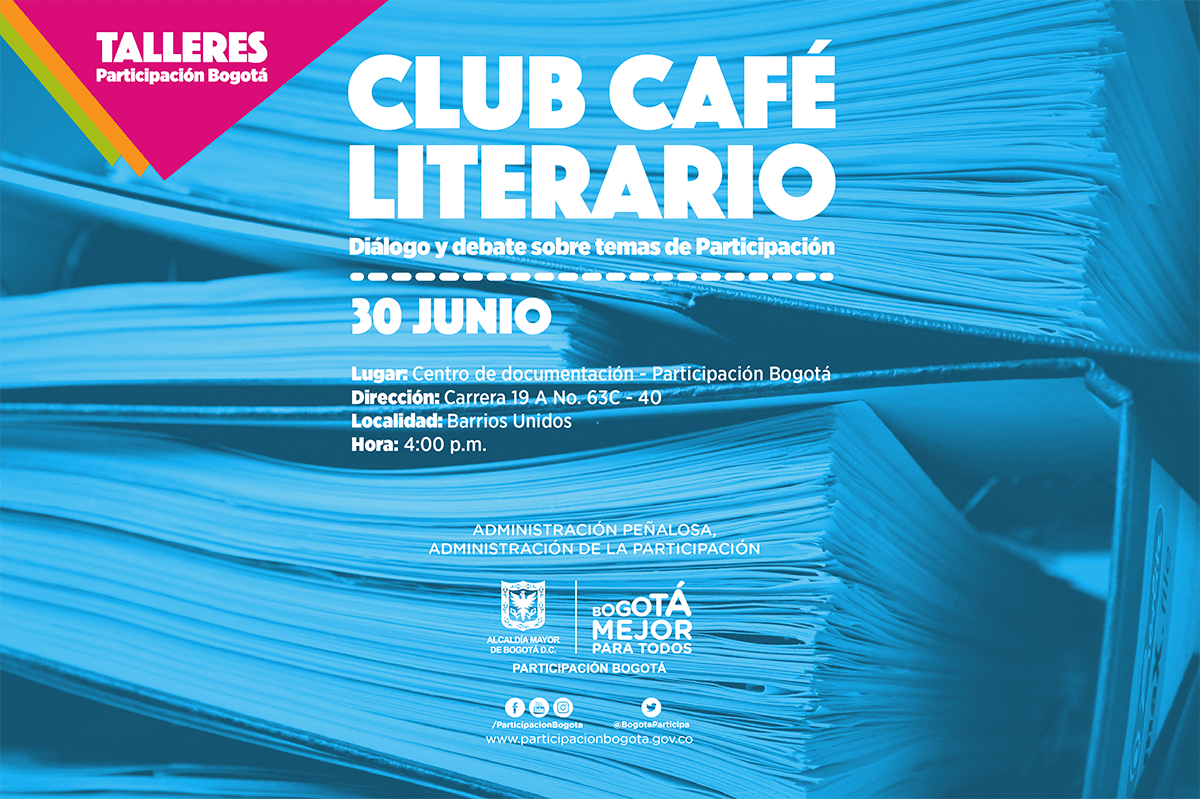 Club Café Literario en Barrios Unidos