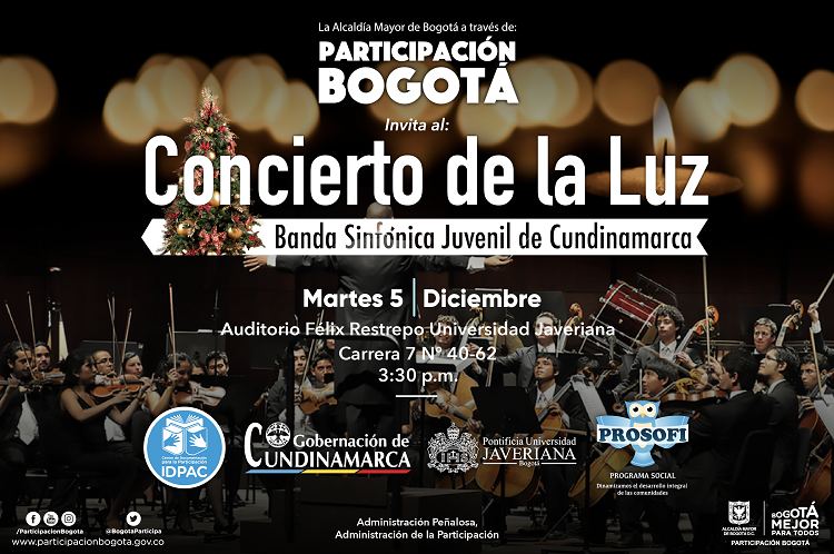 'Concierto de la Luz' con la Banda Sinfónica Juvenil de Cundinamarca