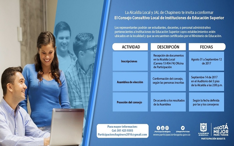 Inscripciones al Consejo Consultivo Local de Instituciones de Educación Superior 