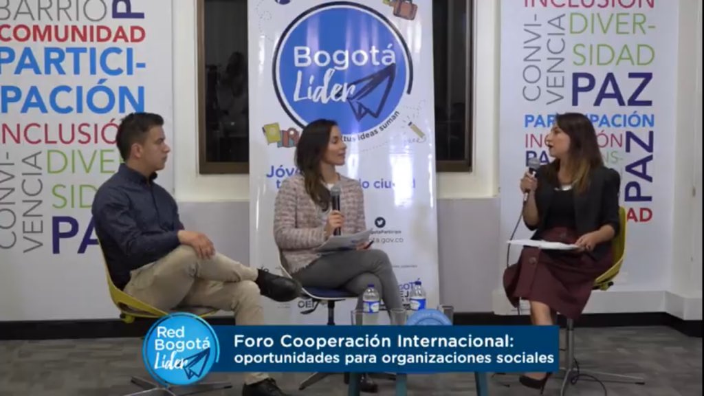 Jóvenes de la Red Bogotá Líder, se acercan a la Cooperación Internacional