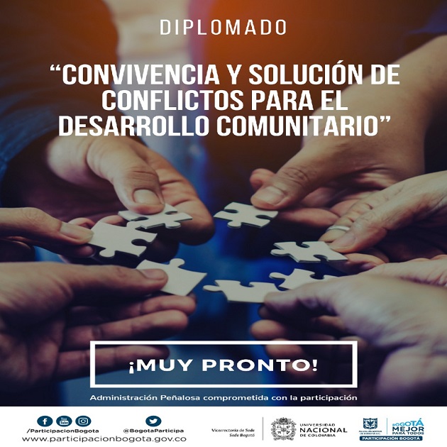 ‘Diplomado Convivencia y Solución de Conflictos para el Desarrollo Comunitario’