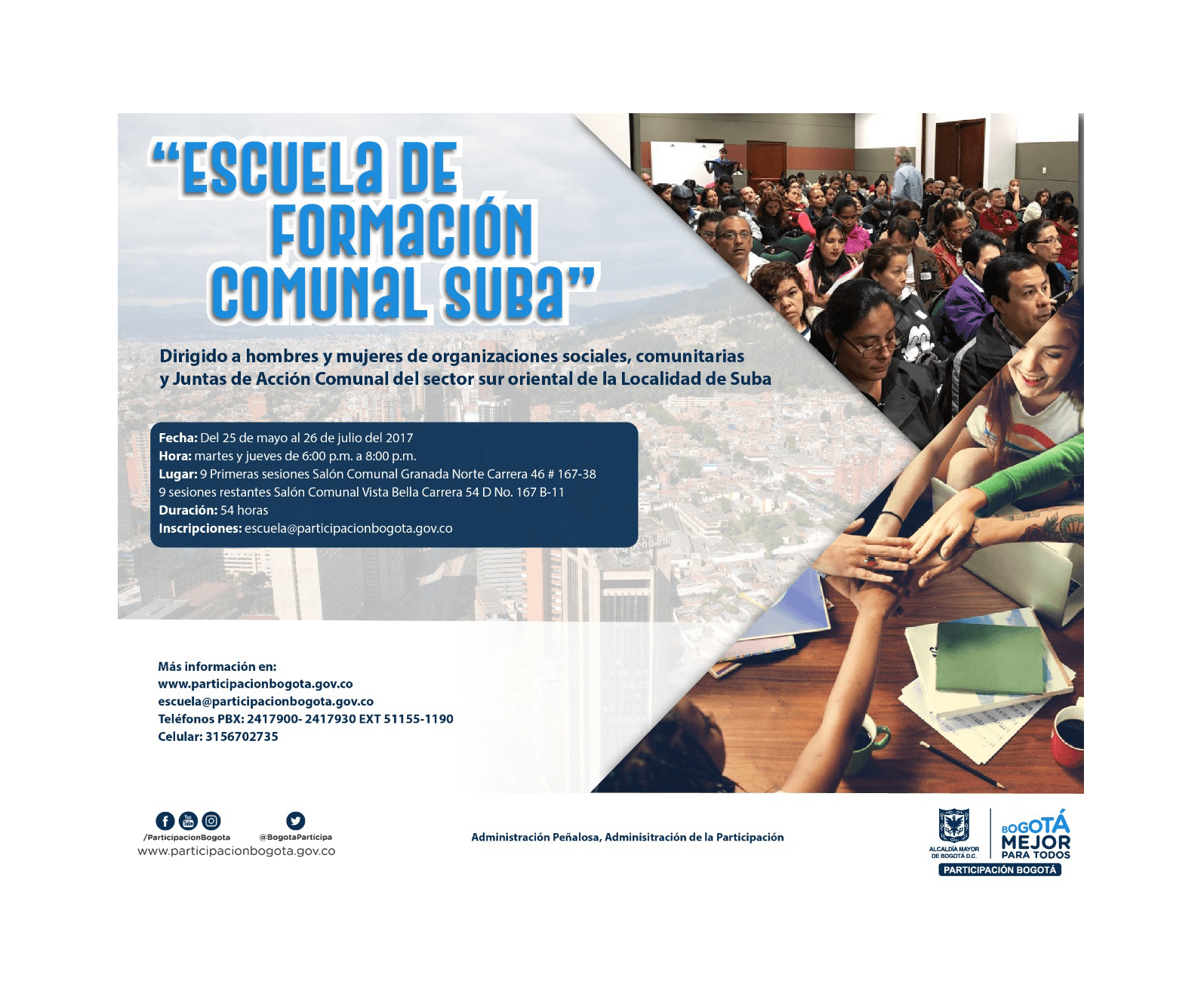 Curso de Formación Comunal en Suba