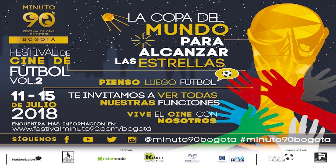 Llega a Bogotá el ‘Festival de Cine de Fútbol Minuto 90’