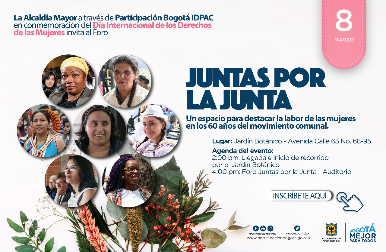 "JUNTAS POR LA JUNTA" FORO PARA CONMEMORAR EL DÍA INTERNACIONAL DE LOS DERECHOS DE LAS MUJERES