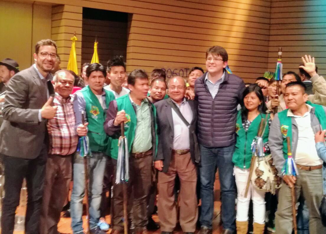  Gobierno de Bogotá y nuevos gobernadores de pueblos indígenas ratificaron compromisos en acto de posesión