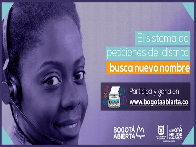 Ponle el nombre al Sistema Distrital de Quejas y Soluciones -SDQS-