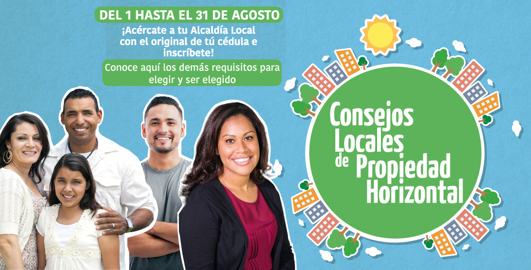 Abiertas inscripciones para los Consejos Locales de Propiedad Horizontal