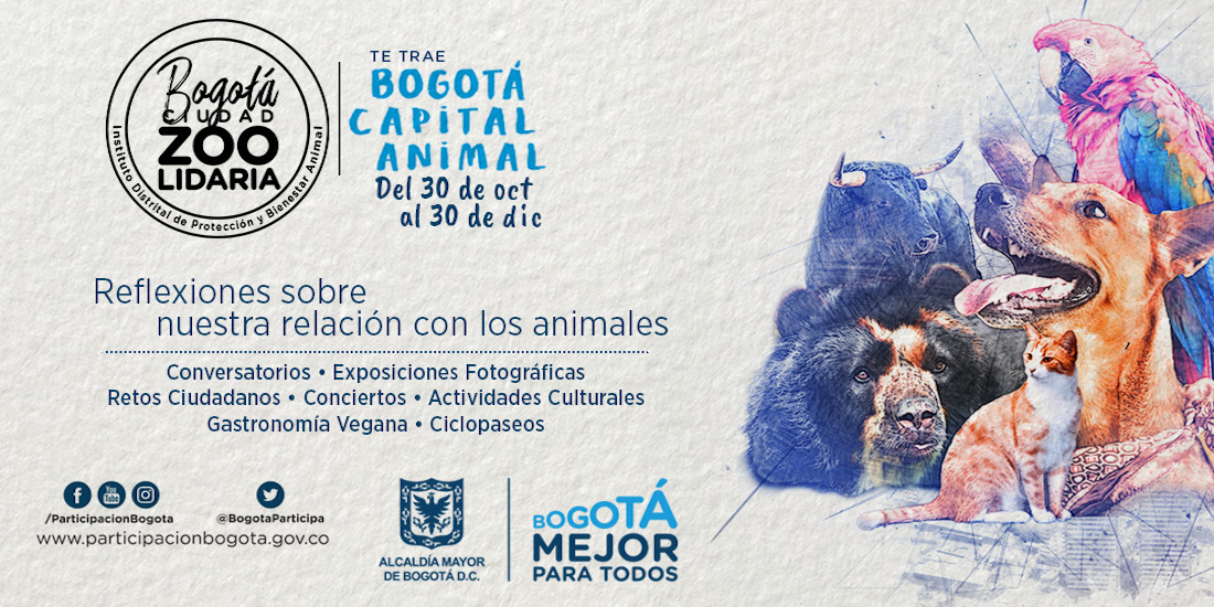 Bogotá escenario de la plataforma ‘Capital Animal’