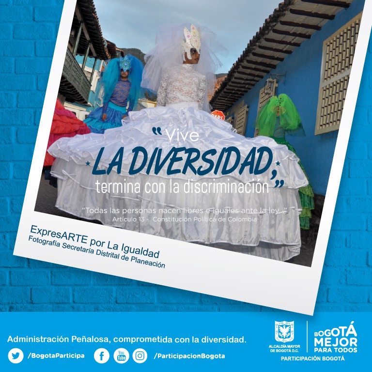 "Vive la Diversidad, termina la discriminación"