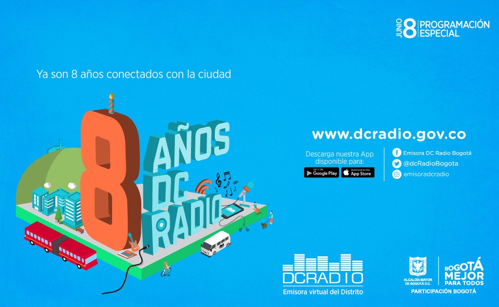 Celebremos juntos los ocho años de DC Radio