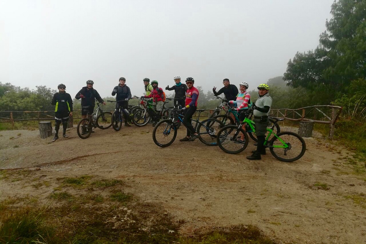 Rutas seguras para ciclomontañistas en los cerros orientales de Bogotá 