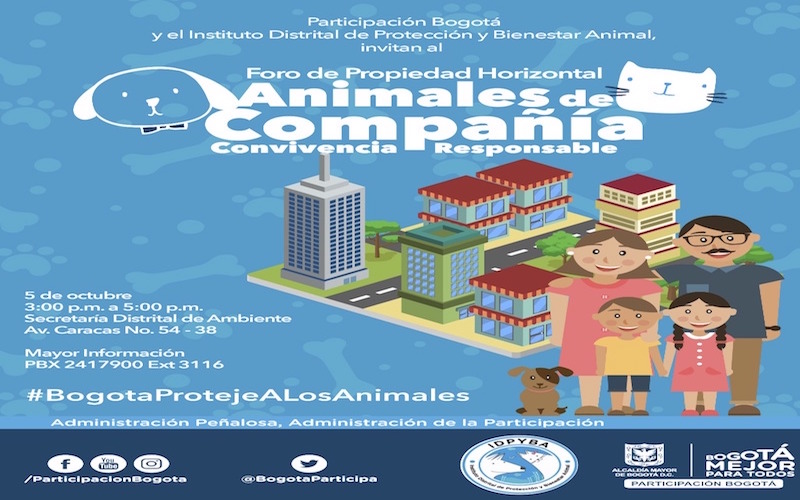 Primer ‘Foro de Propiedad Horizontal: Animales de Compañía, Convivencia Responsable’