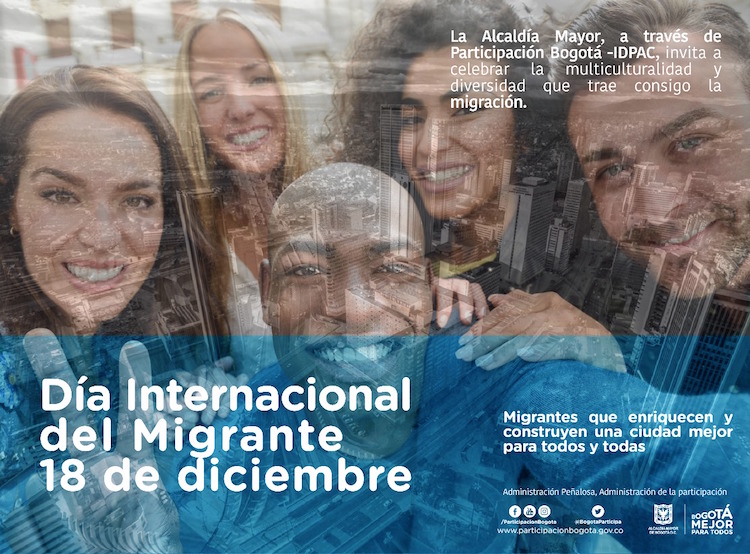 Bogotá celebra el Día Internacional del Migrante